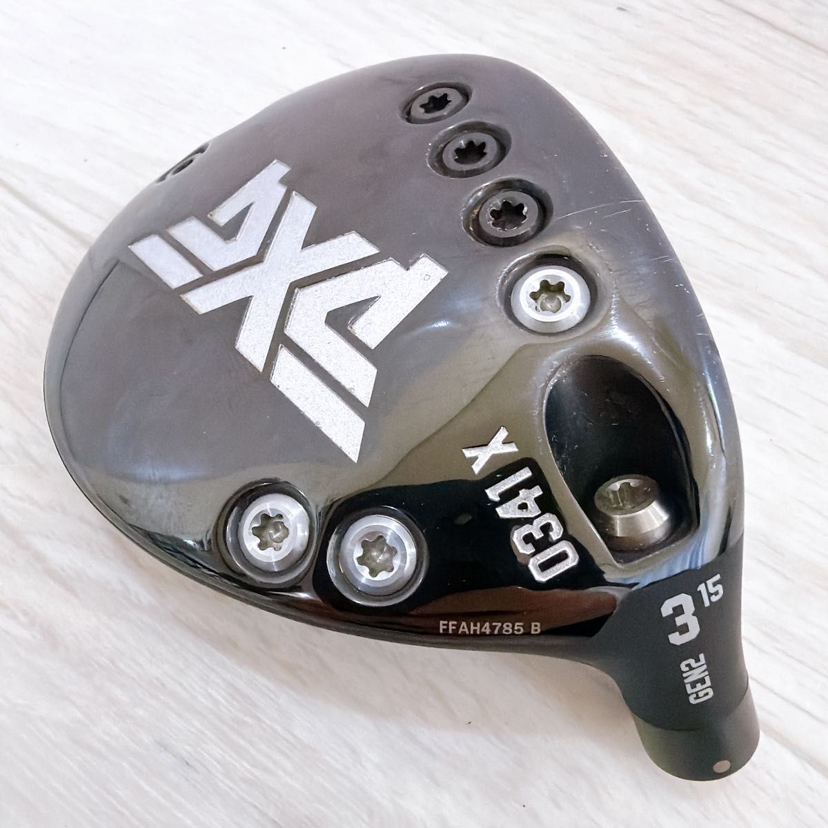 良品 PXG 0341 X GEN2 フェアウェイウッド 3w 15° ヘッドのみ 右利き