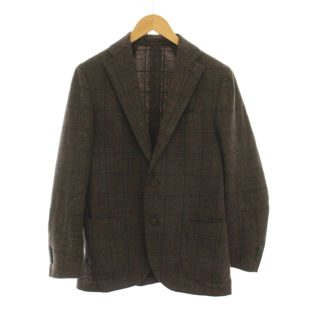 ラルディーニ LARDINI テーラードジャケット 2B チェック アウター