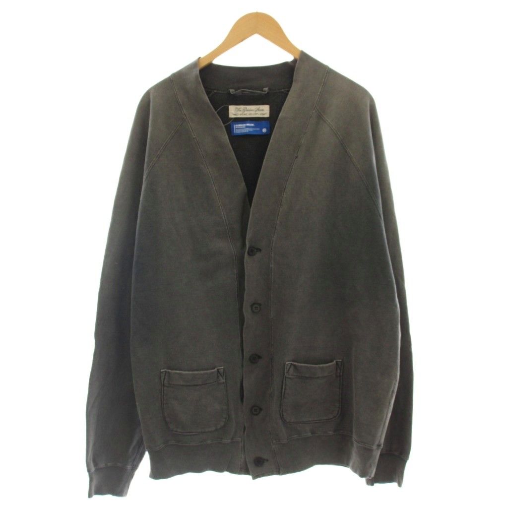 レミレリーフ REMI RELIEF USED加工 カーディガン スウェット 長袖 L グレー /☆G