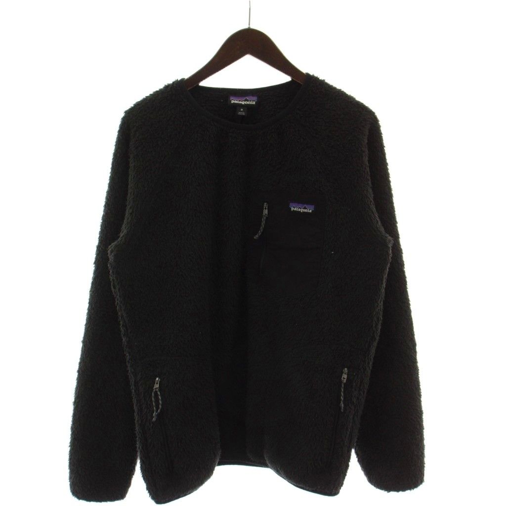 パタゴニア Patagonia Los Gatos Fleece Crew フリースジャケット 上着 M 黒 長袖 ボア ラウンドネック STY25895FA21 /GG