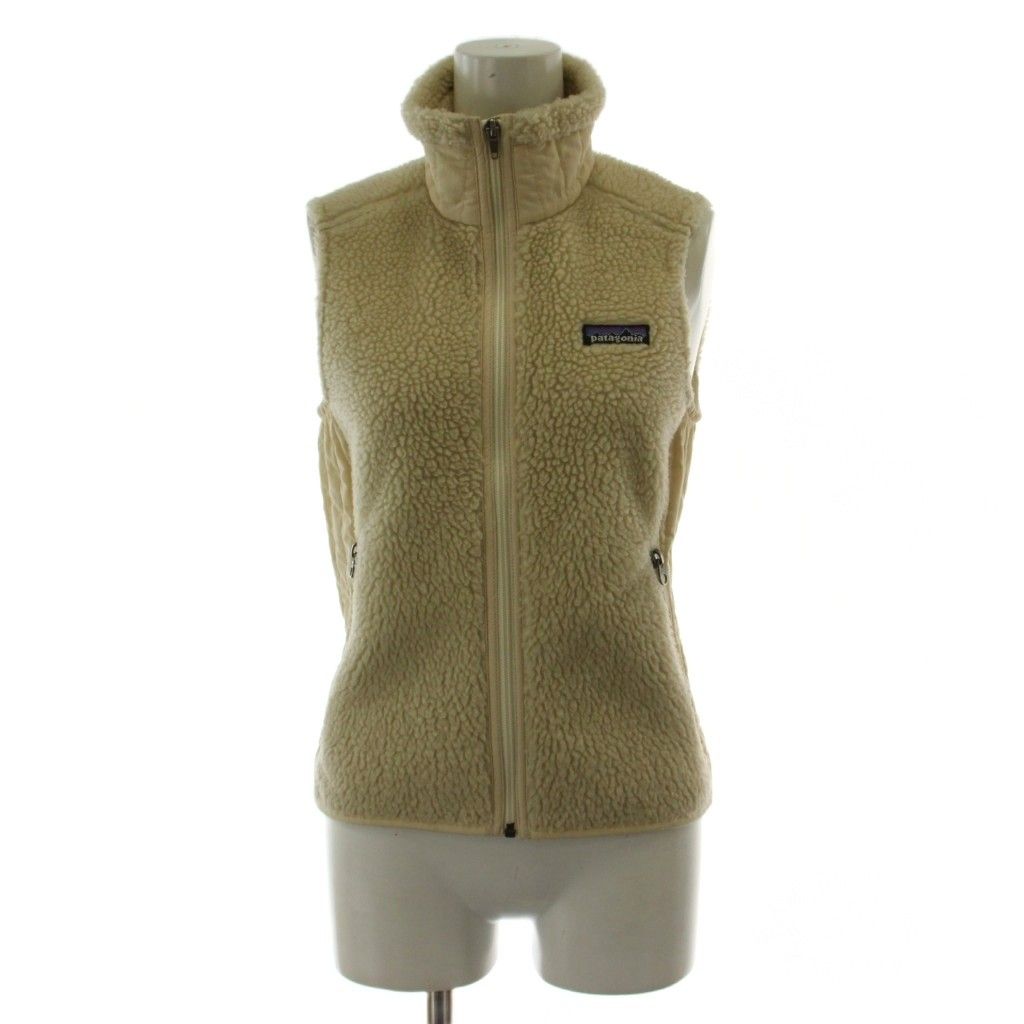 パタゴニア Patagonia 12AW フリースベスト XS アイボリー ノースリーブ ボア 23080FA12 /GG