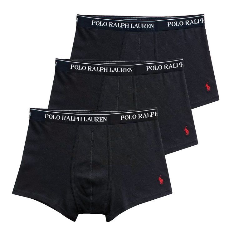 ポロラルフローレン：CLASSIC FIT COTTON ボクサーパンツ 3PK (ポロブラック)