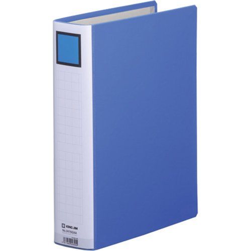 キングジム キングファイル スーパードッチ 10冊 A4 50mm P2475GXAアオ-10 青ma