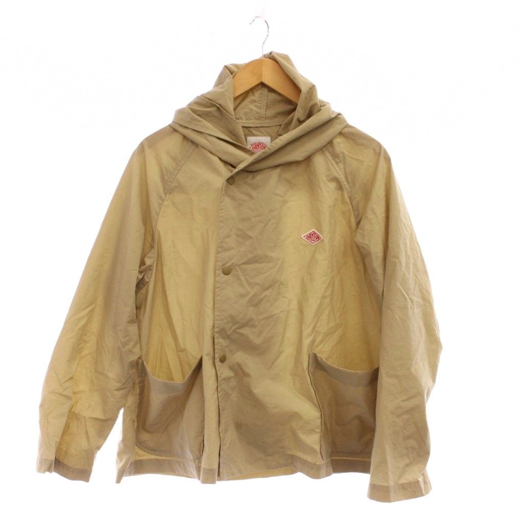 ダントン DANTON ジャケット 36 ベージュ フード付き 長袖 パッチポケット /JP 8,175円