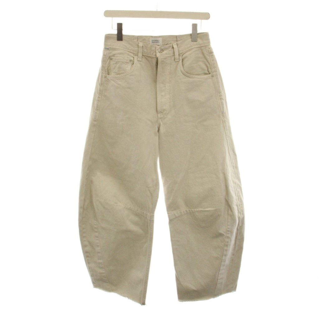 シチズン オブ ヒューマニティー CITIZENS OF HUMANITY 24AW HORSESHOE JEAN デニムパンツ ジーンズ 25 オフホワイト 白 カットオフ 24030521001430 /YM