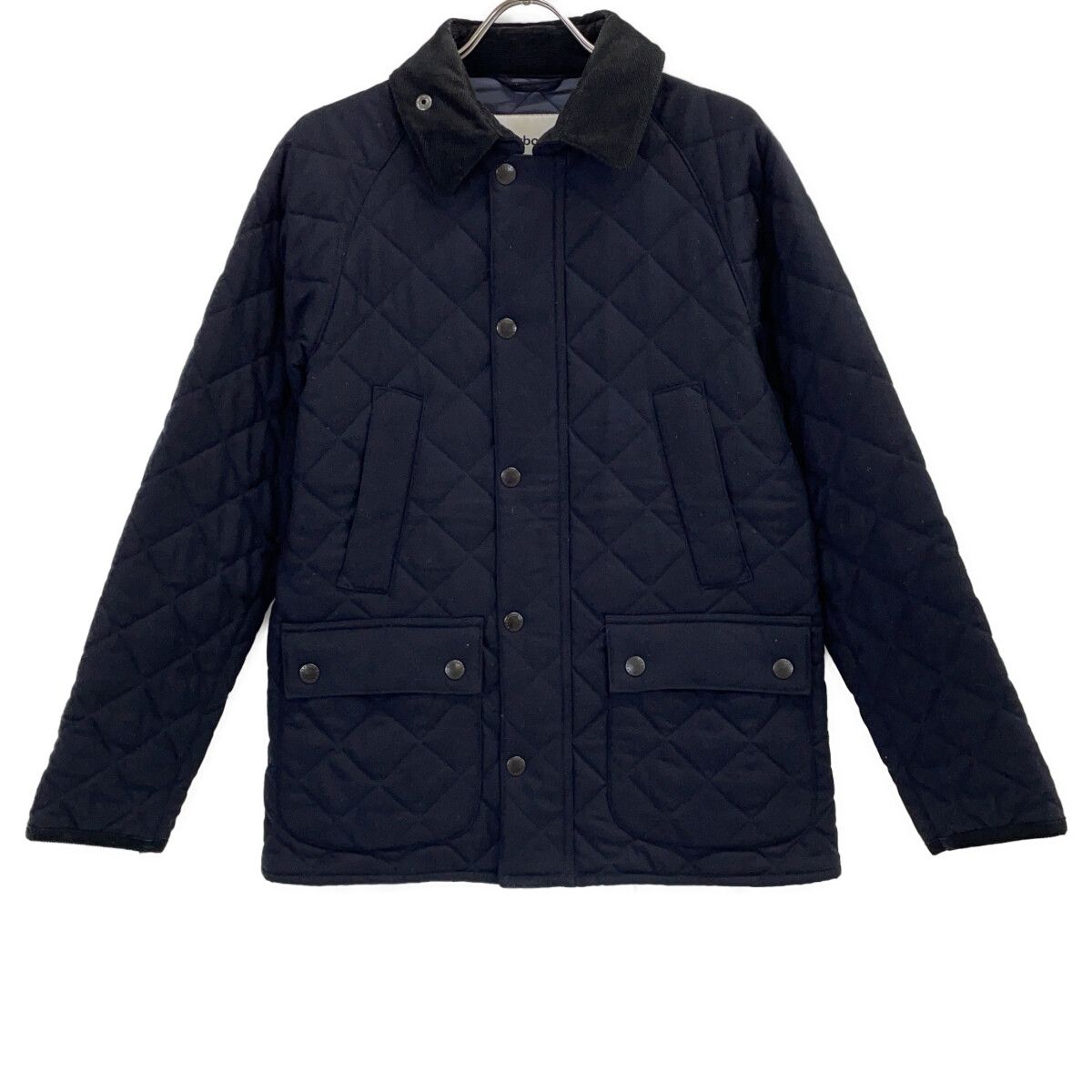 Barbour バブアー ×SHIPS 1802193 ダークネイビー ウール混 モダン 
