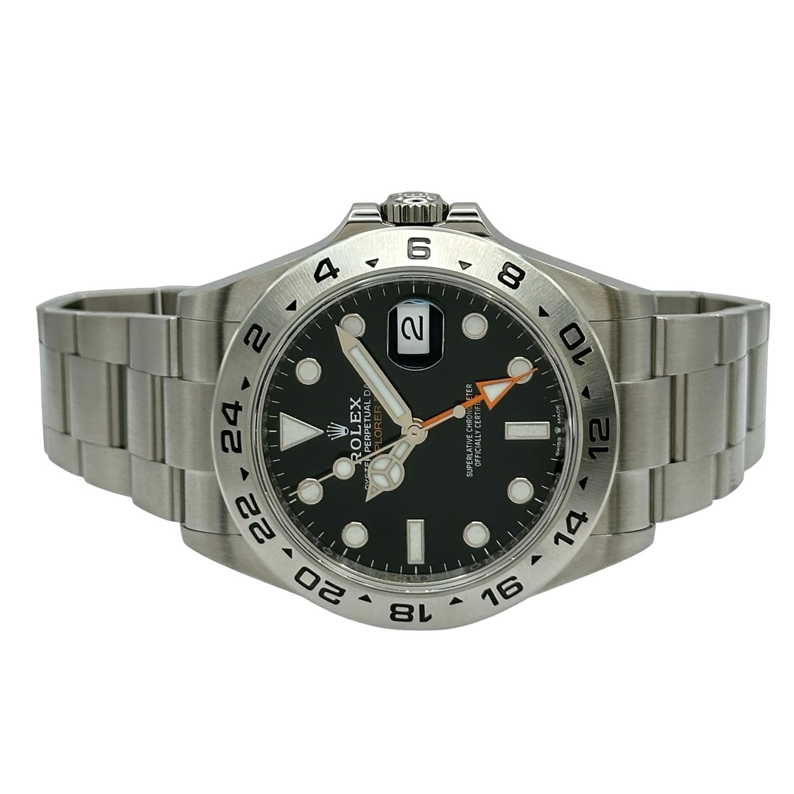 ロレックス ROLEX エクスプローラー2 226570 ブラック ステンレス 