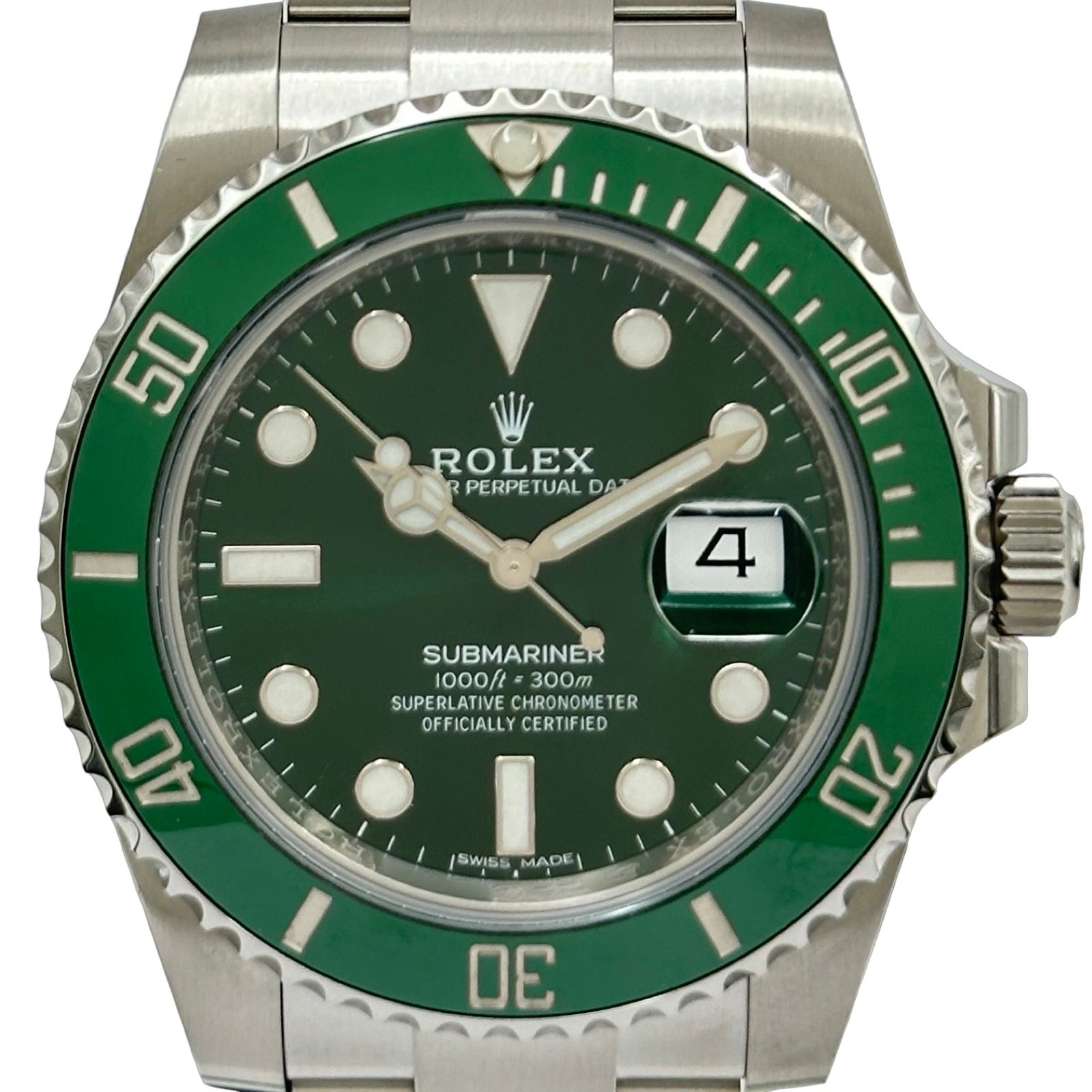 ロレックス ROLEX サブマリーナ 116610LV グリーン ステンレススチール 自動巻き メンズ 腕時計