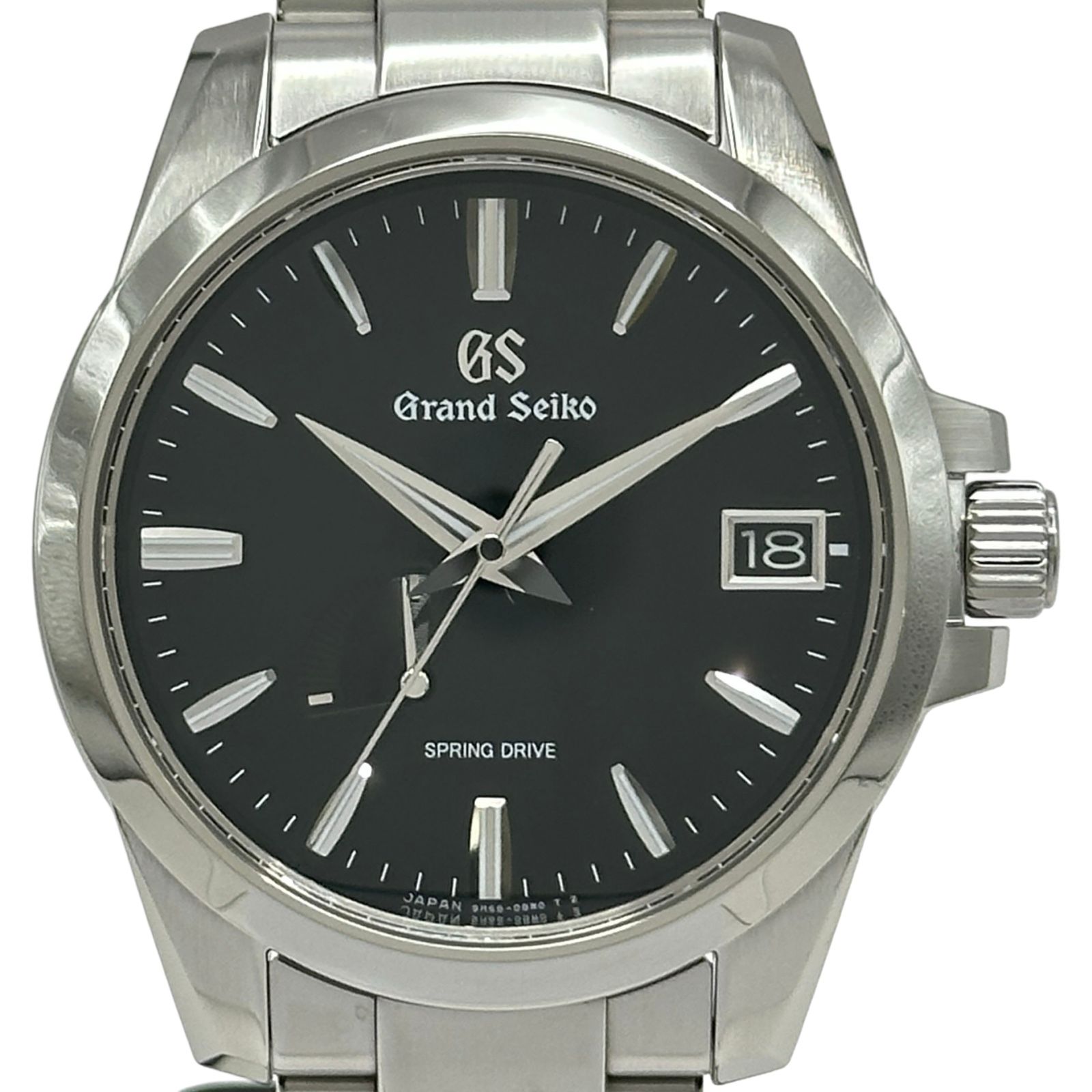 グランドセイコー Grand Seiko ヘリテージコレクション スプリングドライブ SBGA227(9R65-0AG1) ブラック ステンレススチール 自動巻き メンズ 腕時計