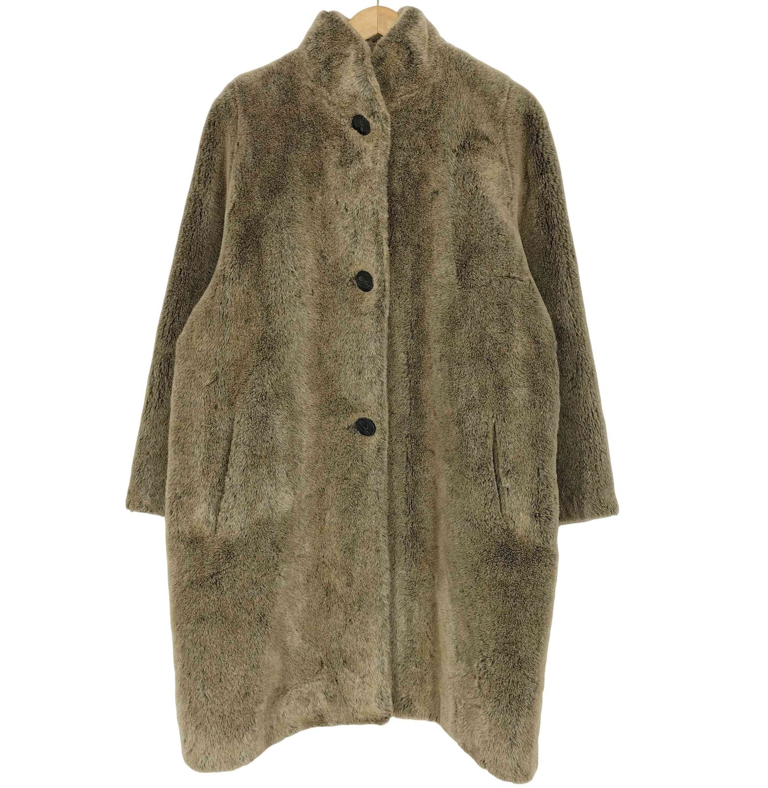 ユーズドフルギ USED古着 Apparence フランス製 フェイクファー コート レディース import：M