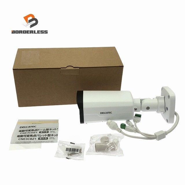 ☆未使用品☆DXアンテナ DELCATEC 電動可変焦点バレット型ネットワークカメラ CNE3CBZ1 防犯 監視 セキュリティー128603