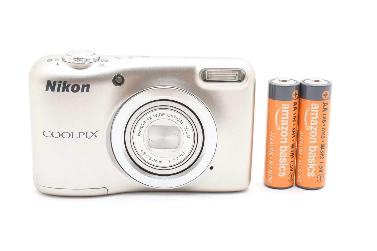 ☆極上美品☆ ニコン Nikon COOLPIX A10 シルバー コンパクトデジカメ 