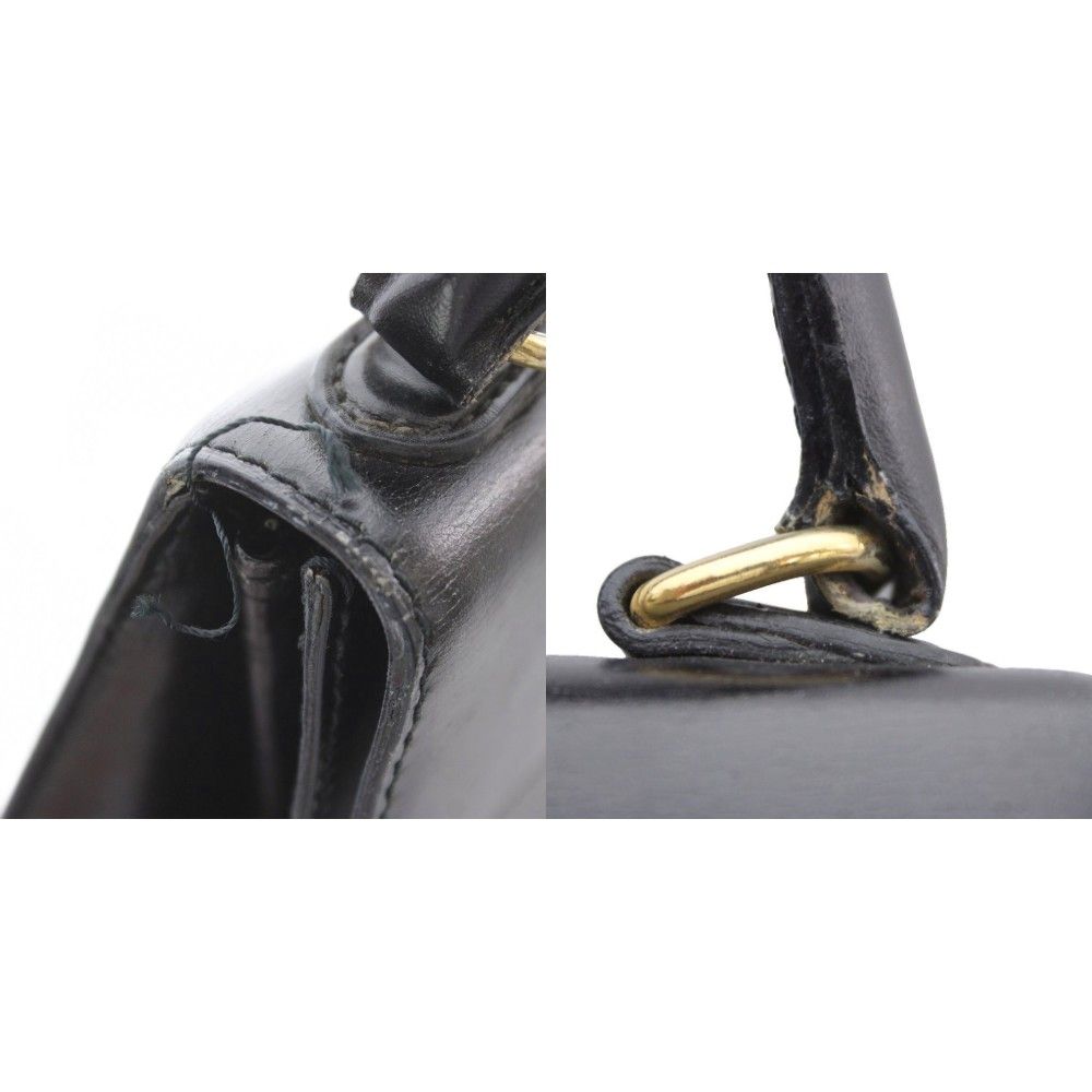 セリーヌ CELINE ガンチーニ 2WAY トップハンドル ハンドバッグ レザー 