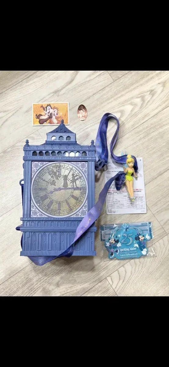 ディズニー シー バッグ ポップコーンバケット ティンカーベル ぬいぐるみ セット
