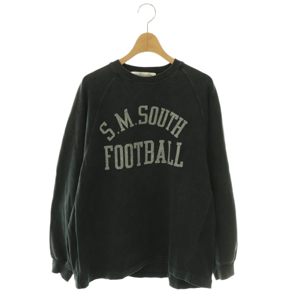 レミレリーフ REMI RELIEF FOOTBALL RAGLAN L/S Tシャツ カットソー 長袖 クルーネック M グレー /SY ■OS