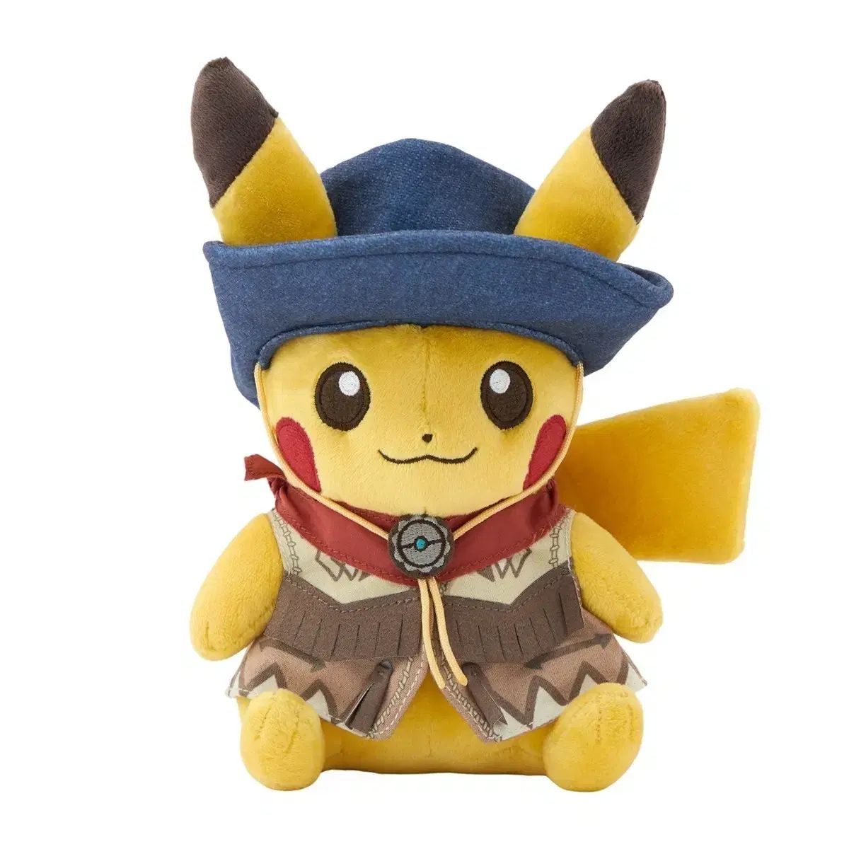 新品) 日本 ポケセン RUNRUN デザート ピカチュウ ぬいぐるみ 中型