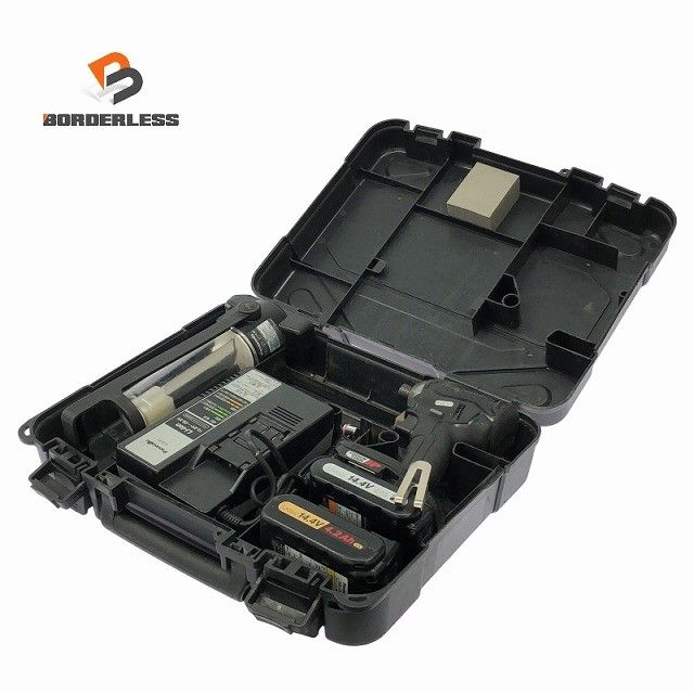 ☆中古品☆ Panasonic パナソニック 14.4V/18V 充電インパクトドライバー EZ76A1 本体+バッテリー2個(3.0/4.2Ah)充電器+パーツ+ケース128643