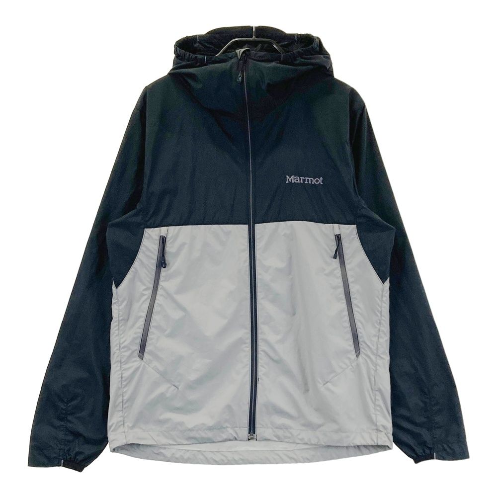 サイズ：S BEAMS GOLF ビームスゴルフ ×Marmot フード付 ナイロン ジップジャケット グレー系 [240101695875] ゴルフウェア メンズ ストスト