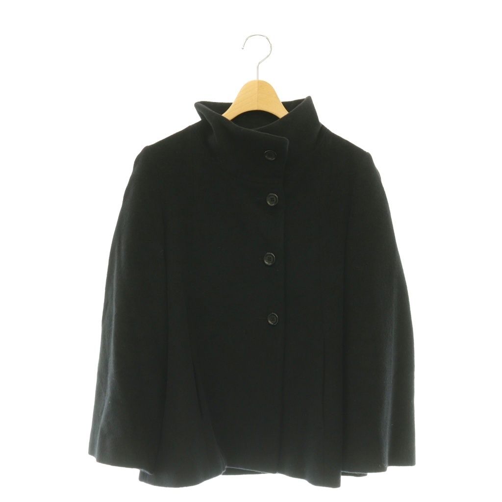 ANAYI - 美品♡ANAYI アナイ　アンゴラノーカラーショートコート　38 アナイ ANAYI アンゴラウールスタンドカラーショートコート アウター