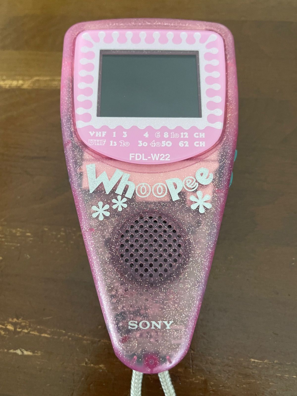 ジャンク　携帯アナログテレビ　whoopee SONY FL-W22スケルトン SONY whoopee FDL-W22 携帯アナログテレビ スケルトン - メルカリ