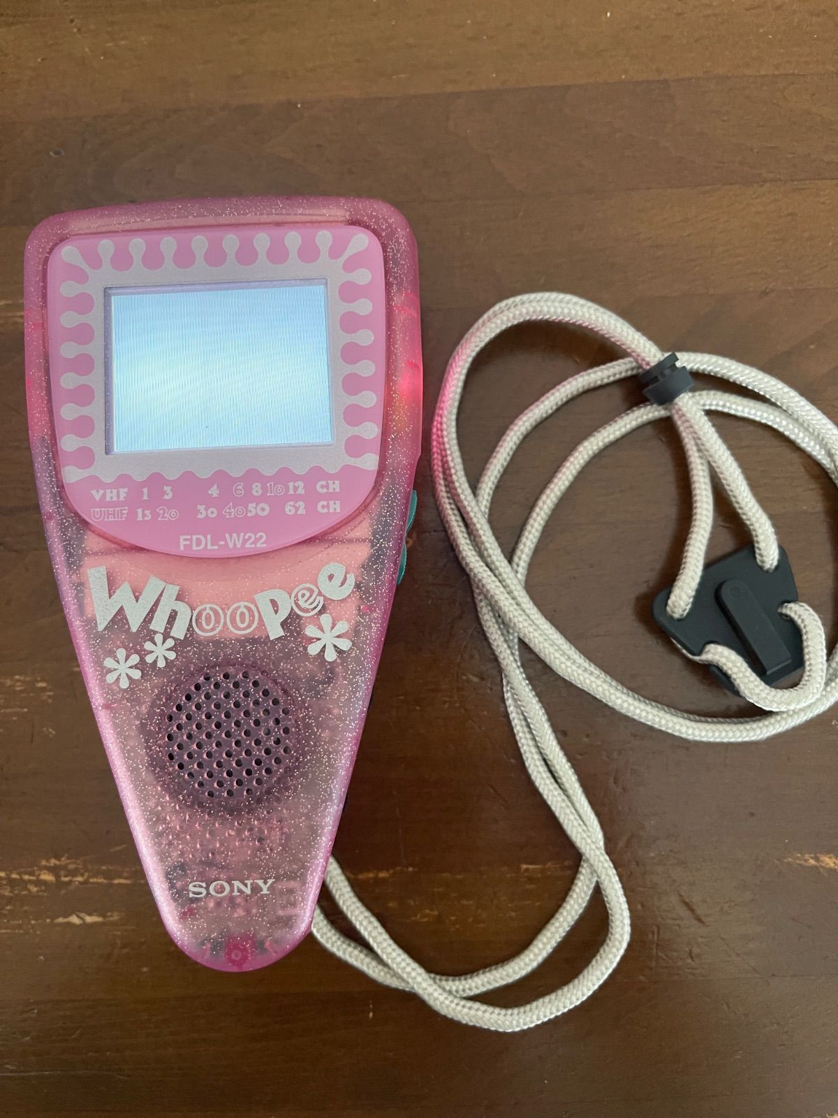 ジャンク　携帯アナログテレビ　whoopee SONY FL-W22スケルトン SONY whoopee FDL-W22 携帯アナログテレビ スケルトン - メルカリ