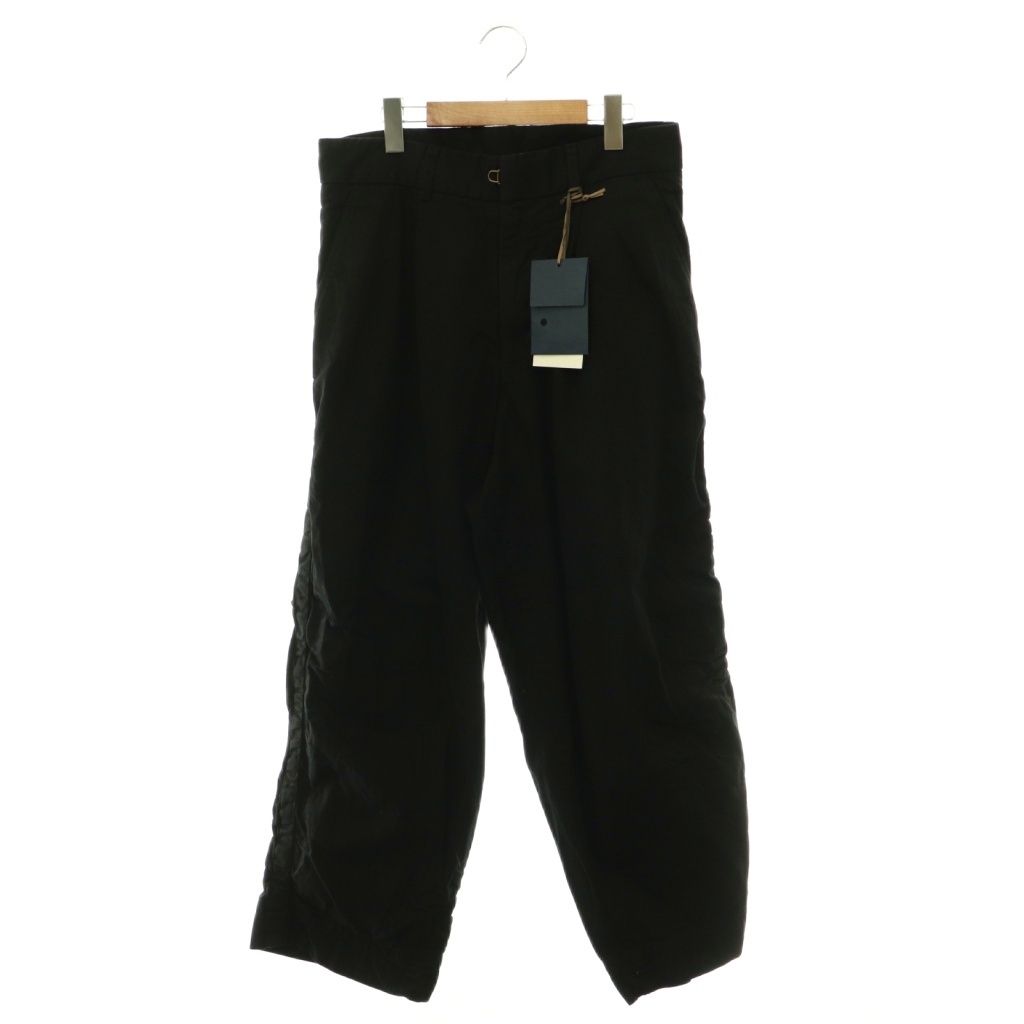 カラー kolor 26SS 26SCM-P20124S パンツ テーパード タック 1 ブラック /HK ■OS ■SH