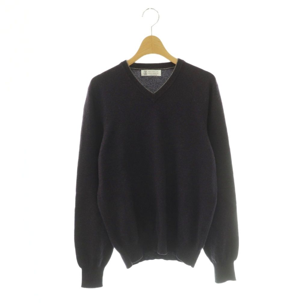 ブルネロクチネリ BRUNELLO CUCINELLI ニット セーター カシミヤ 46 紫 DK91340 /MI ■OS ■AD