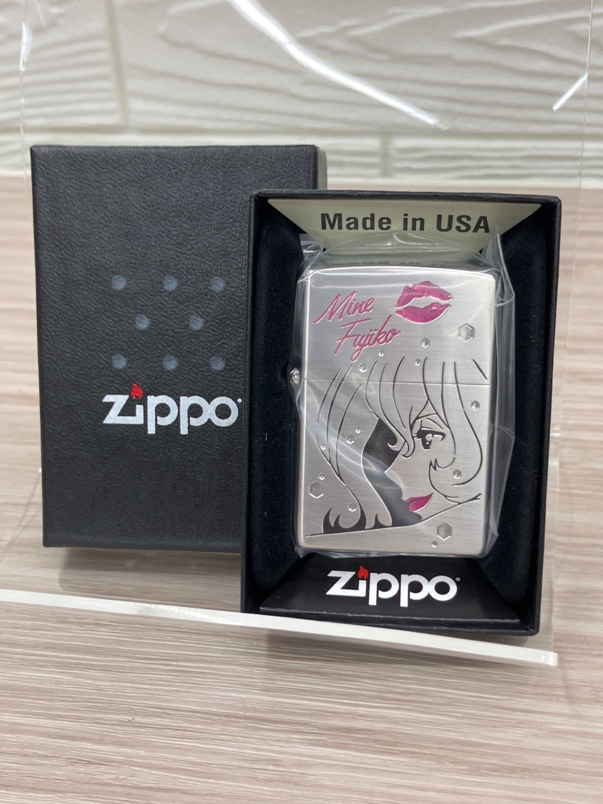 【未使用】ZIPPO ルパン三世 不二子 アフターシャワー ジッポ ライター キャラクター No.5249