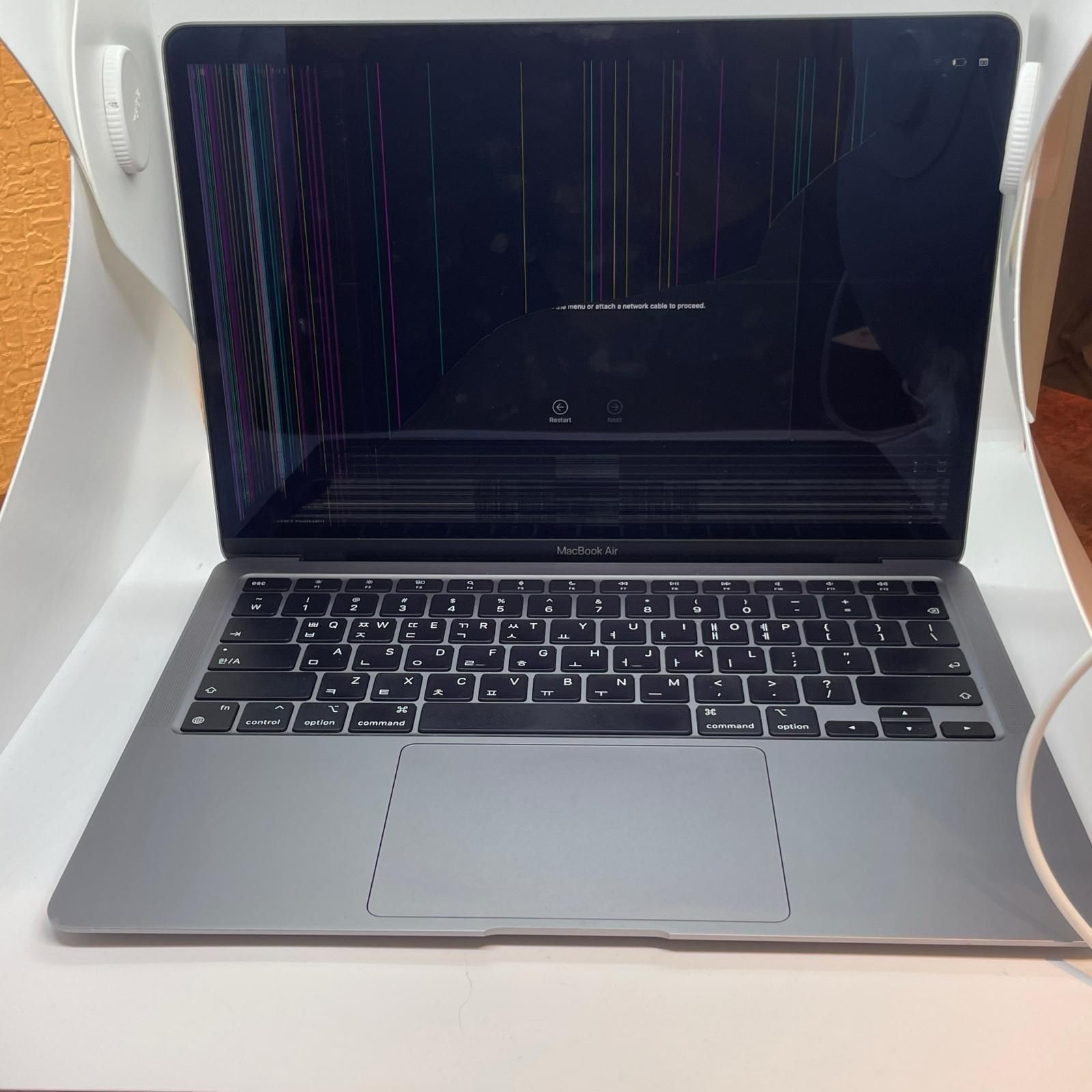 MacBook Air M1 512GB スペースグレイ 91%【難有】 - メルカリ