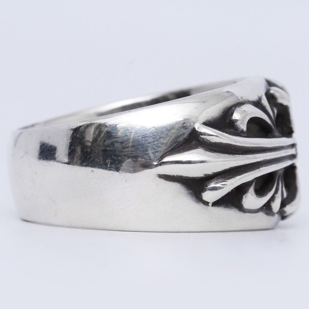 【気まぐれ値下げ中】Chrome Hearts フローラルクロスリング　20号 20号 CHROME HEARTS フローラルクロスリング withダイヤモンド