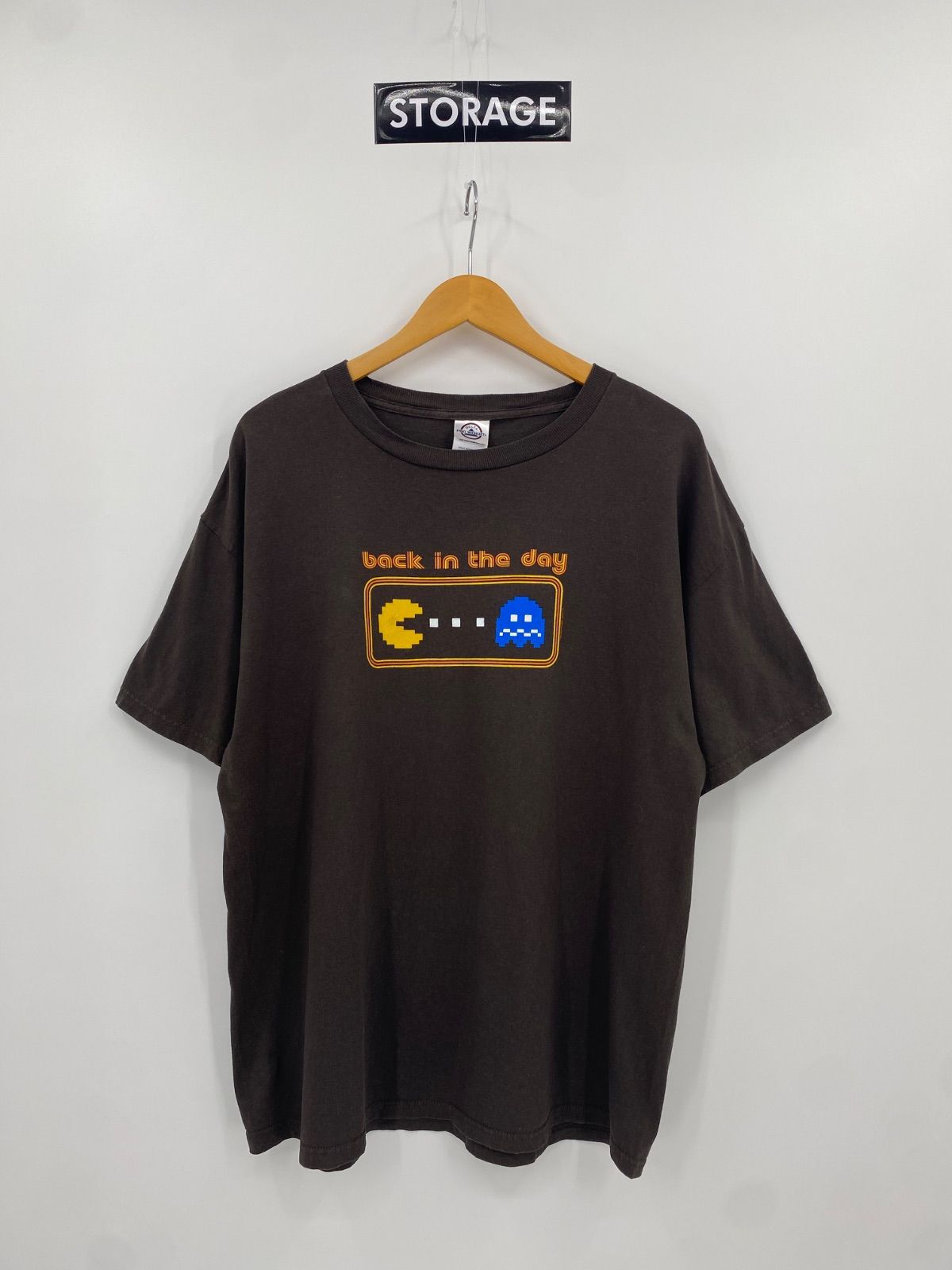 【古着】PAC-MAN Namco Short Sleeve Tee L パックマン ナムコ ゲーム Tシャツ