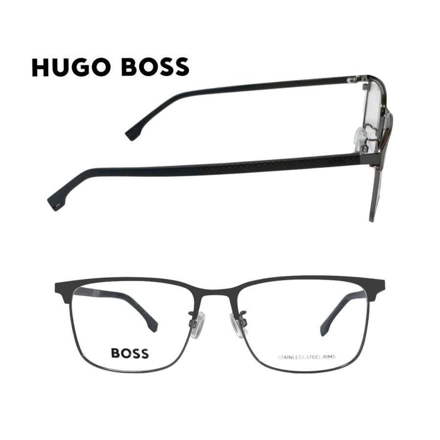 【HUGO BOSS】ヒューゴ ボス　メガネフレーム　 BOSS 1802/F　V6D　マットルテニウム・ガンメタル　国内正規品 9,344円