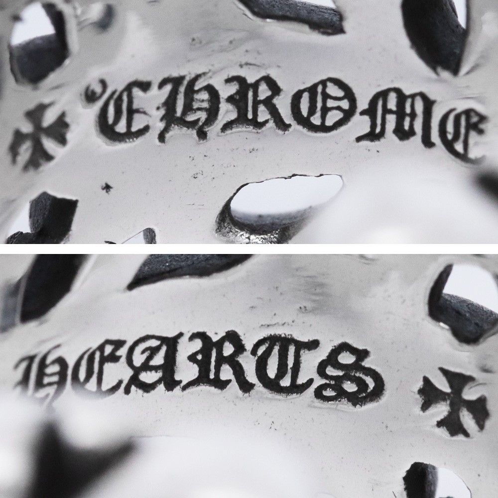 Chrome Hearts 正規品ダブルフローラルクロスリング17号ダイヤリング 17号 CHROME HEARTS ダブルフローラルクロスリング シルバー - メルカリ