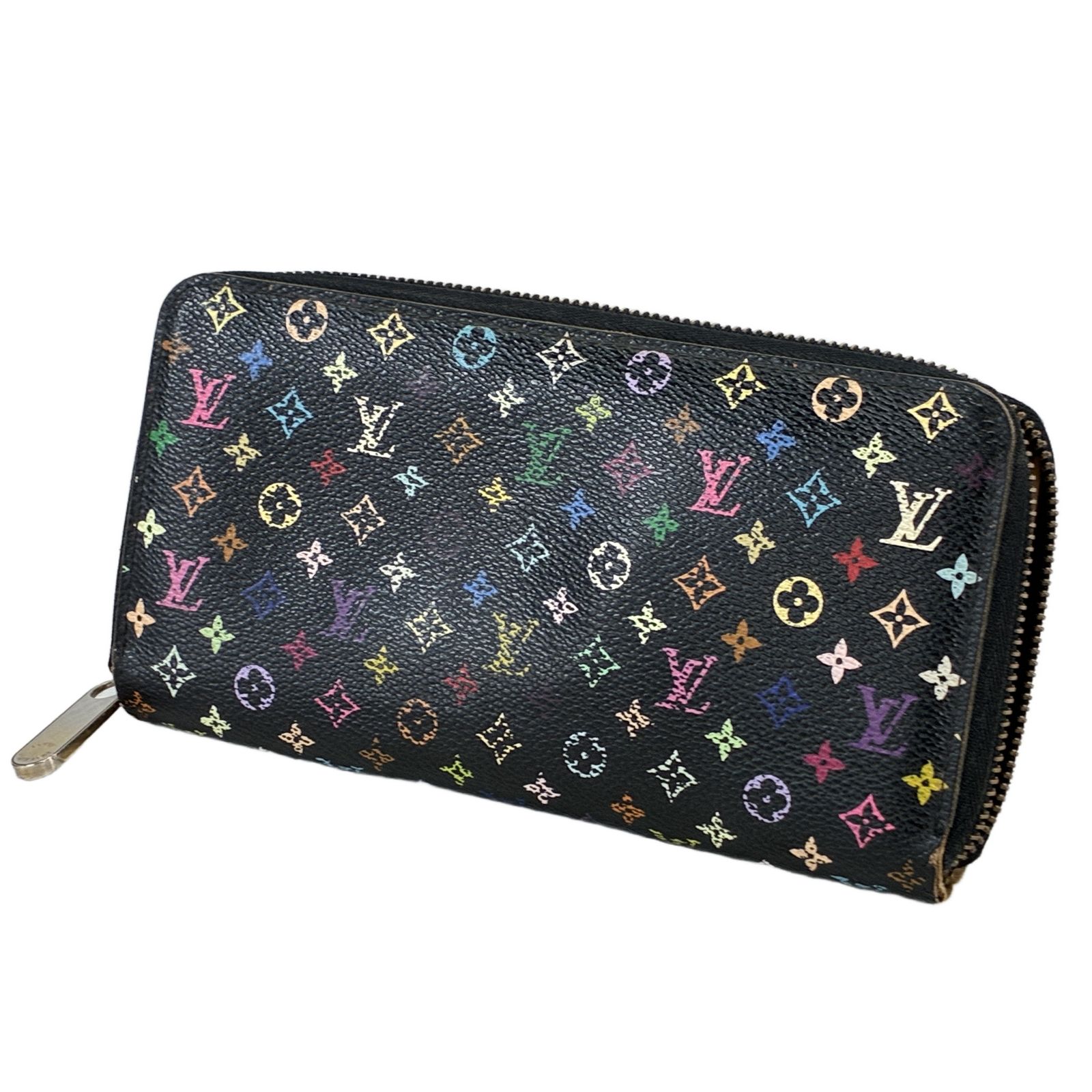 LOUIS VUITTON M60243 ルイヴィトン LV モノグラム マルチカラージッピーウォレット 長財布 中古 訳有 W11177121