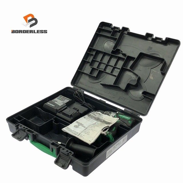 ☆美品☆ HiKOKI ハイコーキ 18V 13mm コードレスドライバドリル DS18DBL2 本体+充電器付き 電動工具 バッテリー工具128943