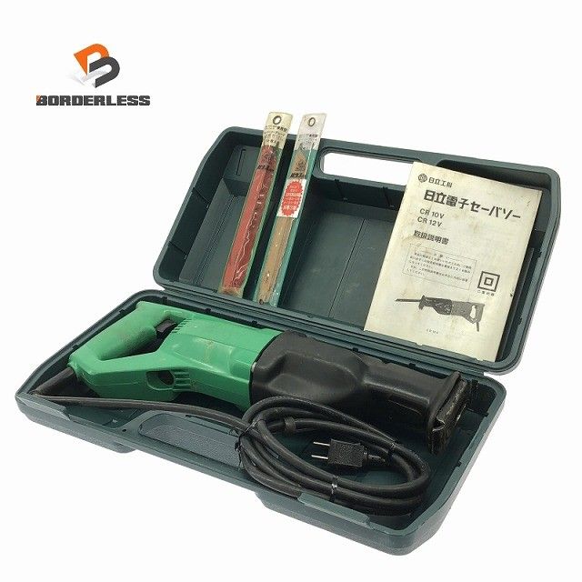 ☆中古品☆HITACHI 日立工機 100V 115mm 電子セーバソー CR12V ケース 