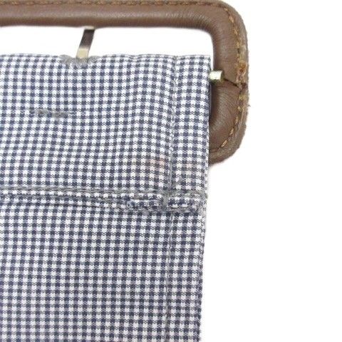 グレンフェル GRENFELL トレンチ コート チェック ベルト ネイビー 38