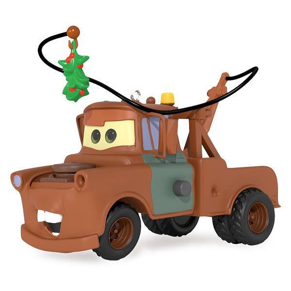 Disney Cars Meter Hallmark Adorno Muérdago "Muérdago Mater" 2016 Hallmark Adorno Nuevo CARS00090