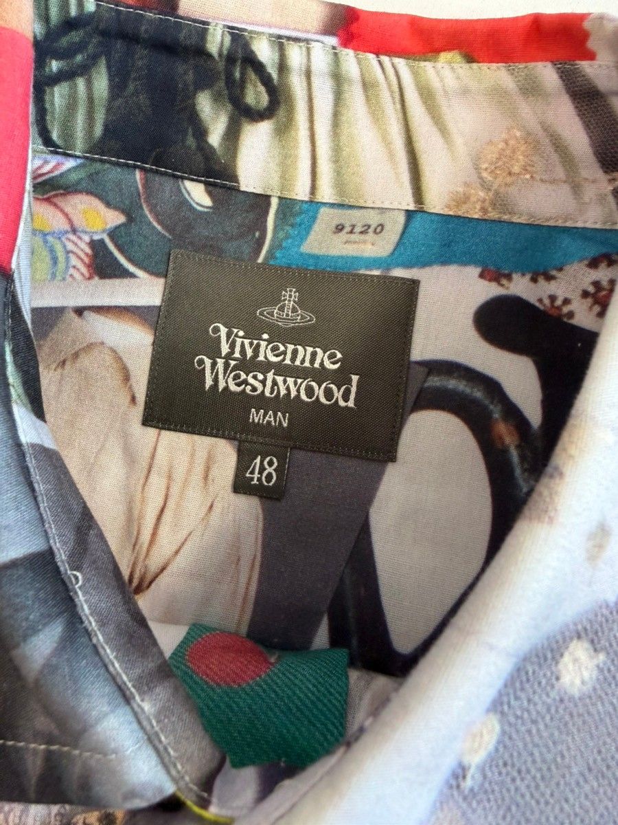 Vivienne Westwood MAN ムードボード プリント シャツ 総柄 ヴィヴィアン・ウエストウッド Vivienne Westwood Vivienne Westwood