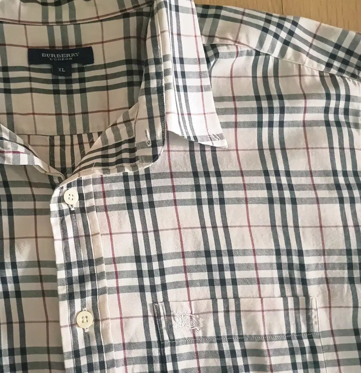 バーバリー ロンドン チェック シャツ XL