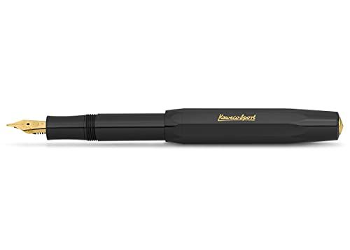 Kaweco カヴェコ 万年筆 EF 極細字 クラシック スポーツ ブラック 10000044 正規輸入品ma