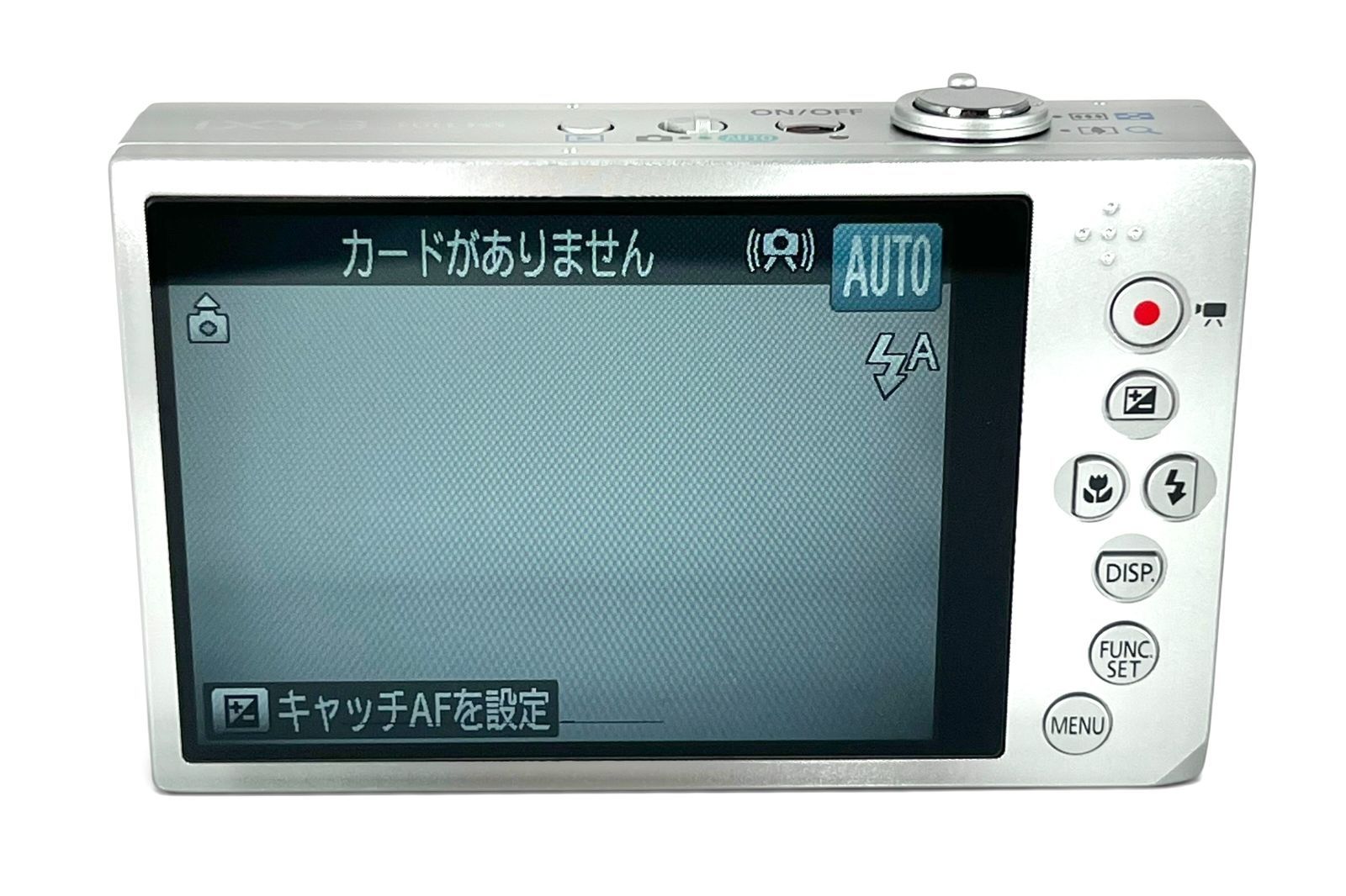☆外観美品☆ キヤノン Canon IXY 3 PC1736 シルバー コンパクト 