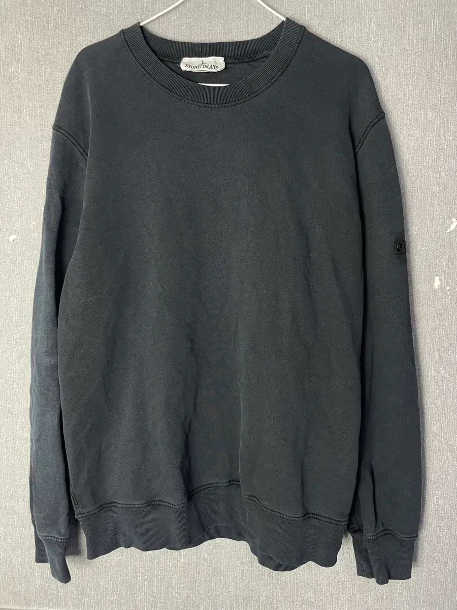 XL STONE ISLAND ストーンアイランド ダークネイビー スウェット ワッペンx