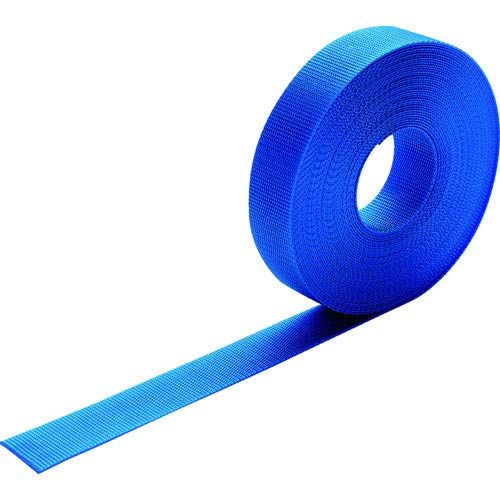 新品 トラスコ中山(TRUSCO) ナイロン平ベル TNB205B 青 1.2t×20mm×5m x 10巻 x 【ケース販売】