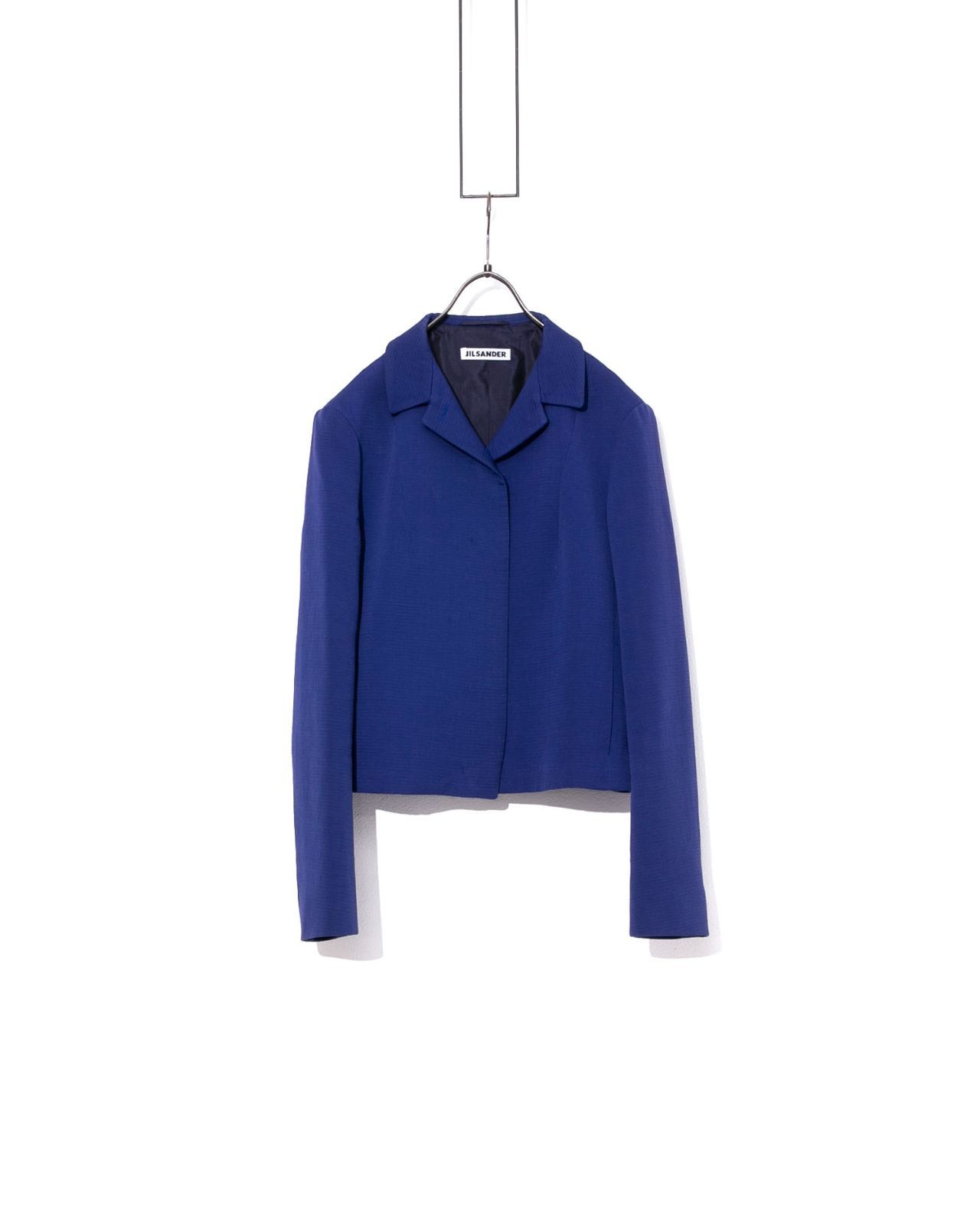 JIL SANDER フリルスリーブショートジャケット コットンシルク