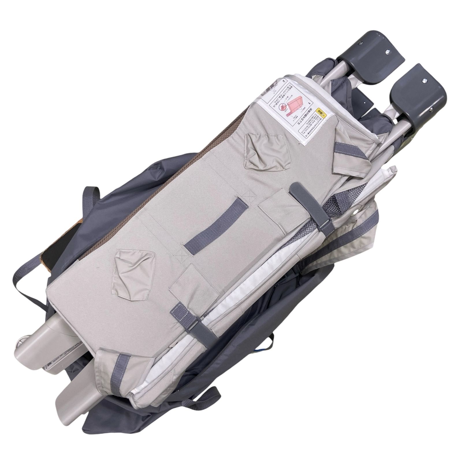 Aprica ベビーベッド Coconel Air Plus グレー 0ヶ月～約2歳まで ミニ