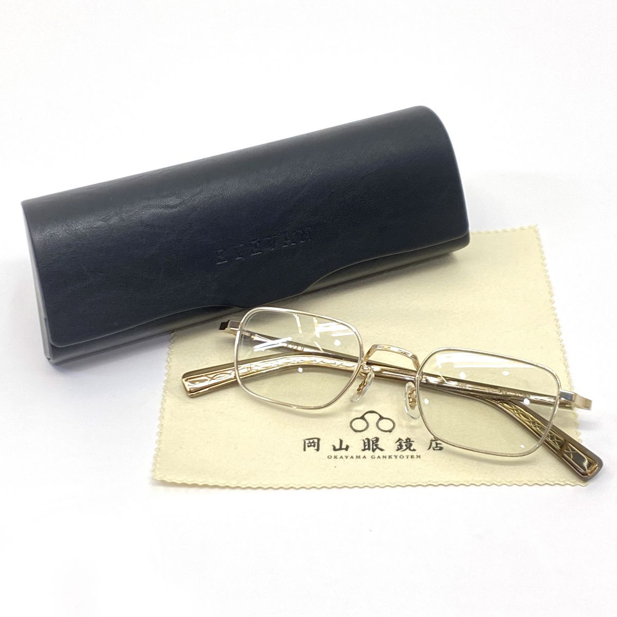 EYEVAN アイヴァン XOC G 度入り 眼鏡 メガネフレーム　※中古美品