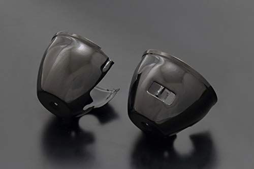 新品 PMC(ピーエムシー) メーターカバー ロアカバー Z1 Z2 Z750-1000 (72-80) ブラック 左右セット 81-1131