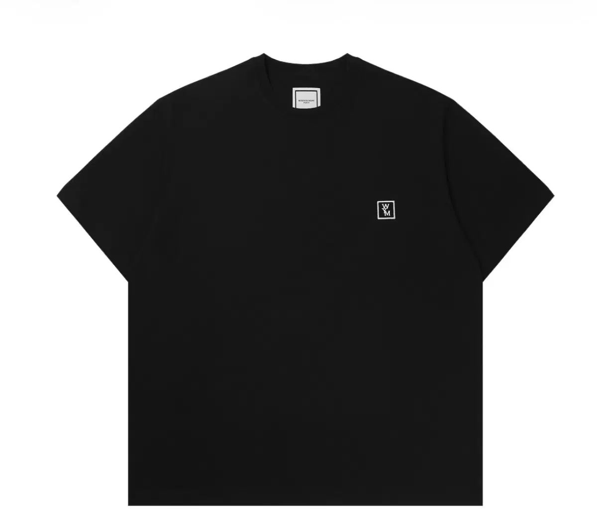 ウーヨンミ コットン バックロゴ Tシャツ ブラック 54 新品