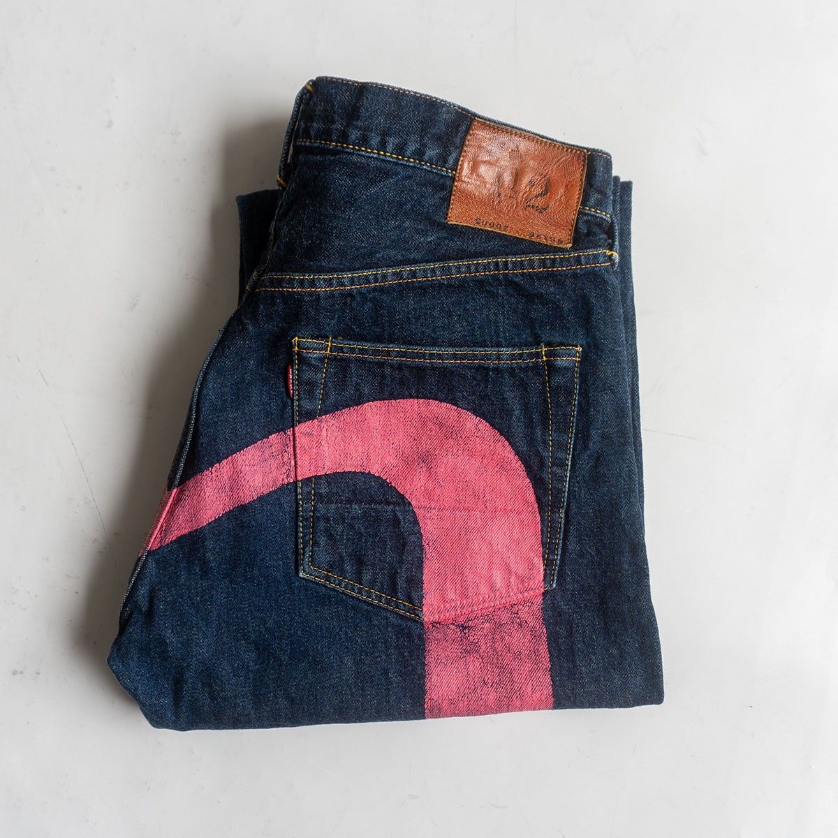 雰囲気抜群/濃紺】EVISU 【LOT.2000Z デニムパンツ】35×35 エビス